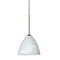 Besa Lighting Mia Cord Pendant, Carrera, Bronze Finish, 1x50W Halogen 1XT-177919-BR - alternate 1